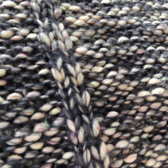 FOREVER 21 CONTEMPORARY BLUE & WHITE KNIT TURTLENECK Sweater Small /Peti… - Picture 13 of 16